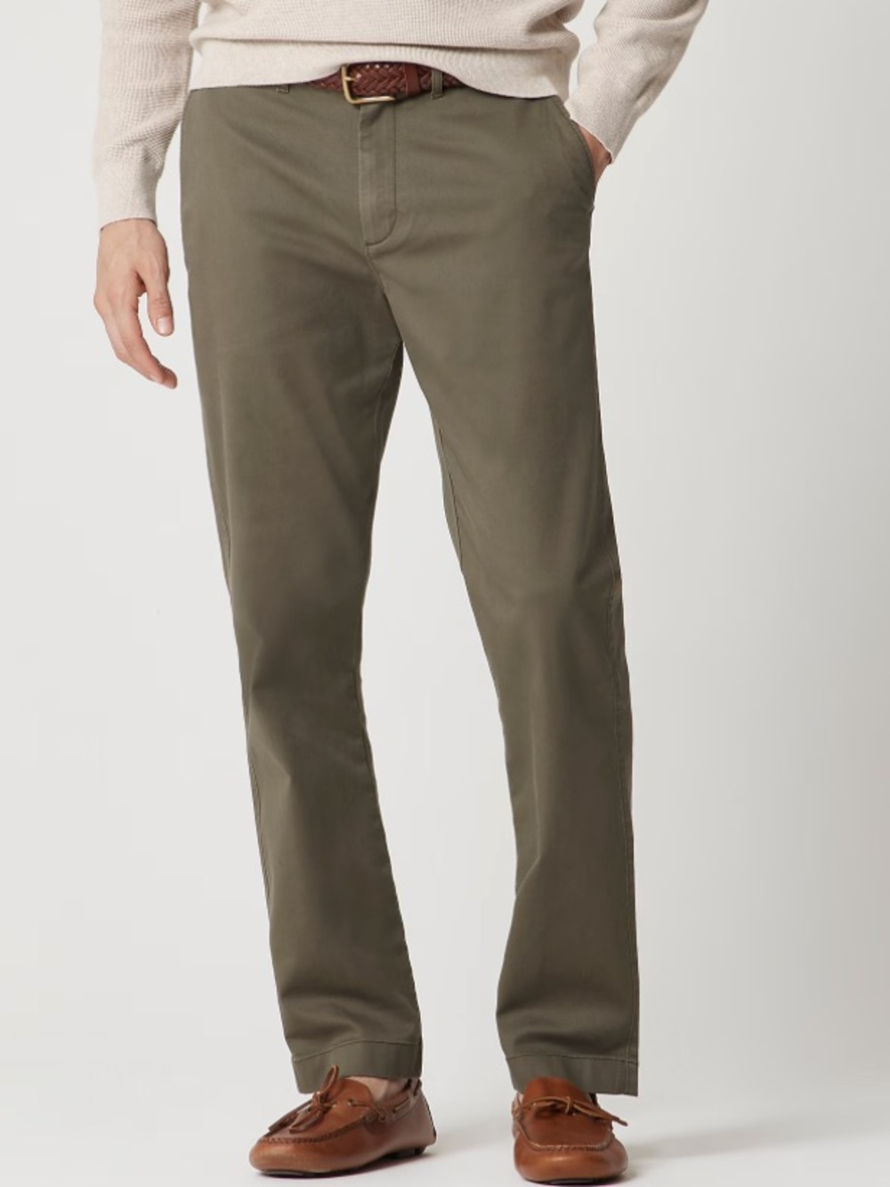 J. CREW Factory Men's Straight-fit Original Chino Pant Catskill Green Size 33x32